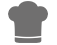 Icon Kochmütze in grau
